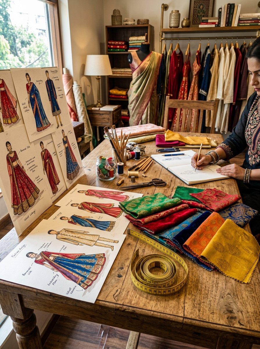 Vibrant Festive Punjabi Sharara Outfit